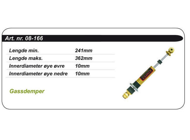 Støtdemper Polaris Kimpex Gold - Gass 7041543 7041886 7041881 7041544 7041928 